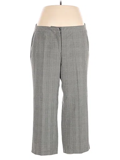 Pre-owned Kate Hill Dress Pants In Gray