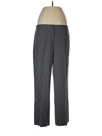 Pre-owned Kate Hill Dress Pants In Gray