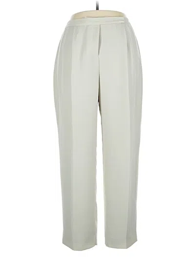 Pre-owned Kate Hill Dress Pants In White