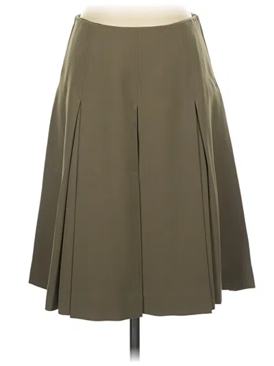 Pre-owned Kate Hill Formal Skirt In Green