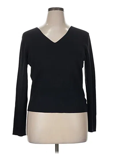 Pre-owned Kate Hill Pullover Sweater In Black