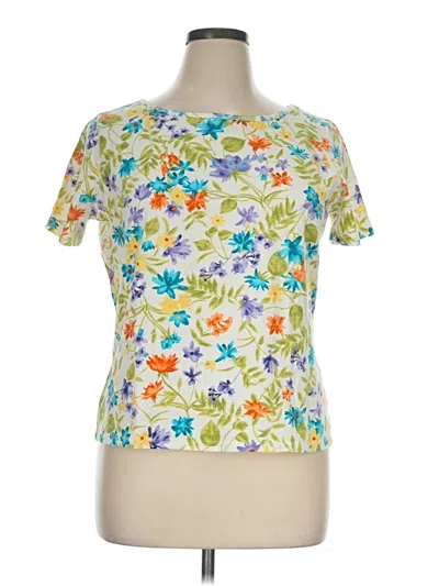 Pre-owned Kate Hill Short Sleeve T-shirt In Ivory