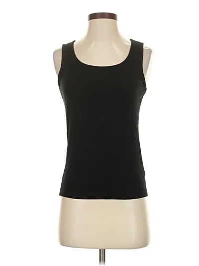 Pre-owned Kate Hill Tank Top Black Strapless Neckline Tops