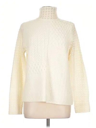 Pre-owned Kate Hill Turtleneck Sweater In Ivory