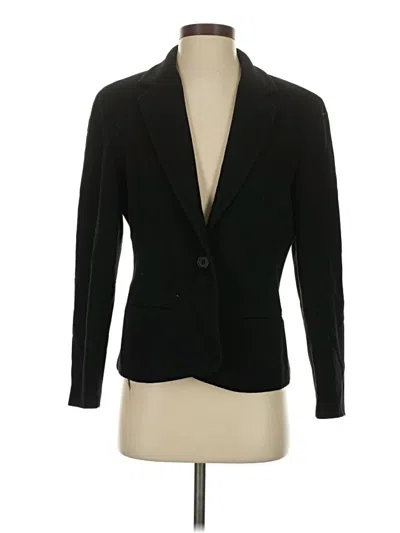 Pre-owned Kate Hill Wool Blazer Jacket In Black