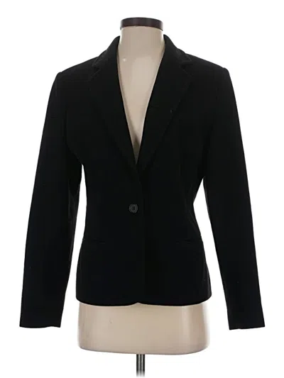 Pre-owned Kate Hill Wool Blazer Jacket In Black