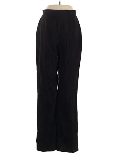 Pre-owned Kate Hill Wool Pants In Black