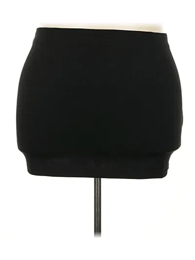Pre-owned Kate Kasin Casual Skirt In Black
