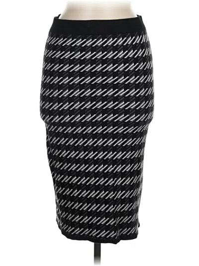 Pre-owned Kate Kasin Casual Skirt In Black
