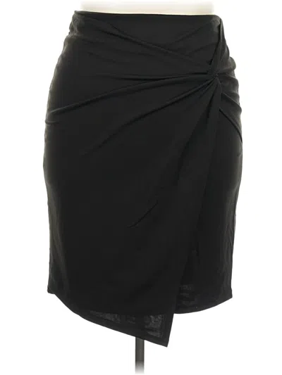 Pre-owned Kate Kasin Casual Skirt In Black
