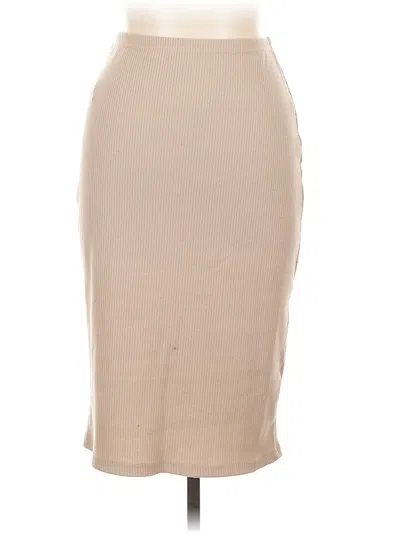 Pre-owned Kate Kasin Casual Skirt In Brown