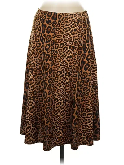 Pre-owned Kate Kasin Casual Skirt In Brown