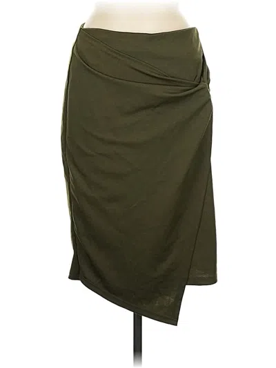Pre-owned Kate Kasin Casual Skirt In Green