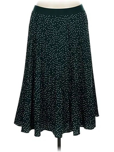 Pre-owned Kate Kasin Casual Skirt In Green