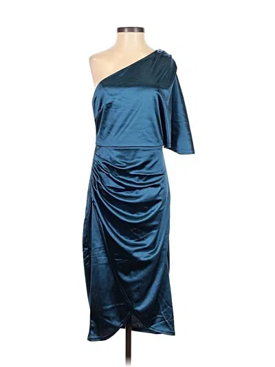 Pre-owned Kate Kasin Cocktail Dress In Blue