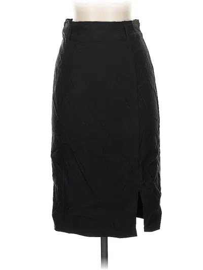 Pre-owned Kate Kasin Formal Skirt In Black