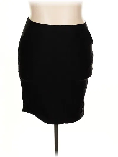 Pre-owned Kate Kasin Formal Skirt In Black