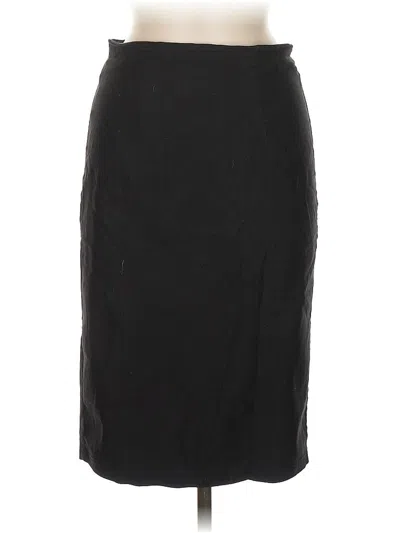 Pre-owned Kate Kasin Formal Skirt In Black