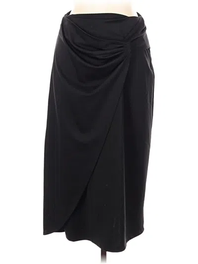 Pre-owned Kate Kasin Formal Skirt In Black