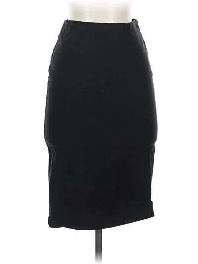 Pre-owned Kate Kasin Formal Skirt In Black