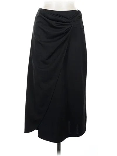 Pre-owned Kate Kasin Formal Skirt In Black