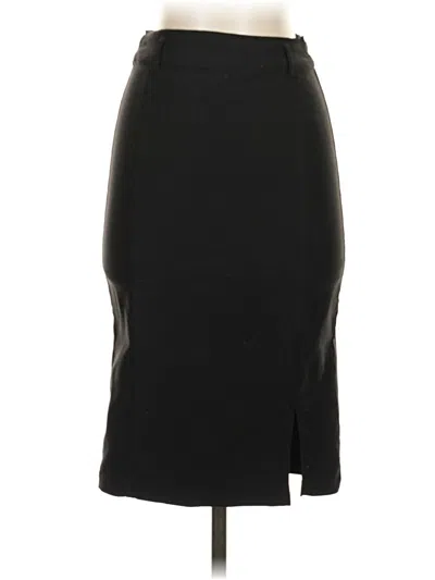 Pre-owned Kate Kasin Formal Skirt In Black