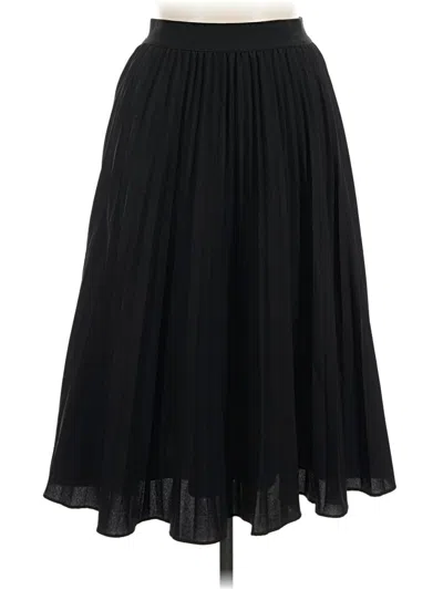 Pre-owned Kate Kasin Formal Skirt In Black