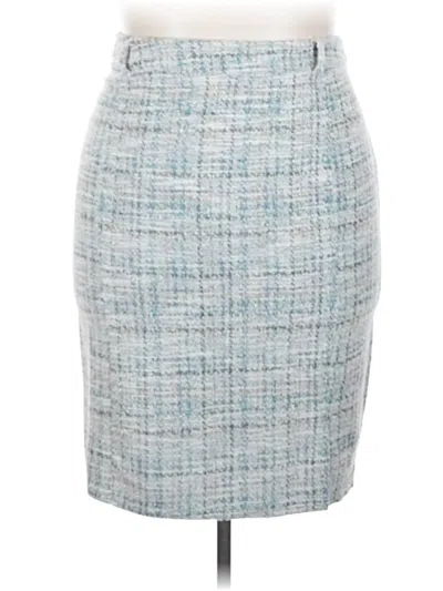 Pre-owned Kate Kasin Formal Skirt In Gray