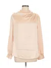 Kate Kasin Long Sleeve Blouse In Neutral