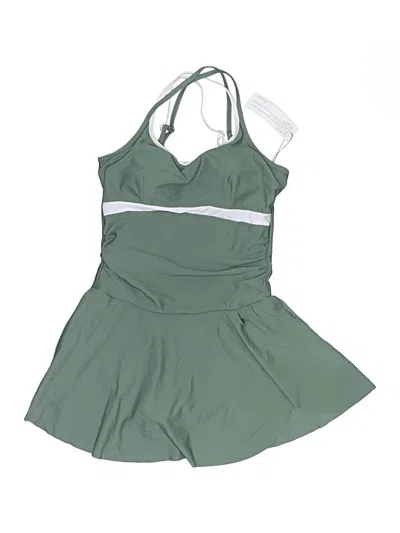 Pre-owned Kate Kasin One Piece Swimsuit In Green