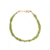 Kate Koel Women's Gold / Green August Birthstone Peridot Beaded In Gold/green