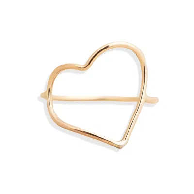 Kate Koel Women's Gold Heart Gold Ring