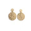 Kate Koel Women's Gold Sequin Dangle Earrings In Gold