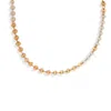 Kate Koel Women's Gold / Silver Mixed Metal Dot Disc Necklace In Multi