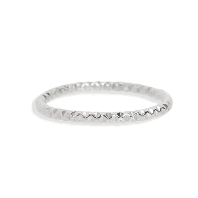 Kate Koel Women's Sterling Silver Disco Ring