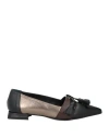 Kate Libertine Woman Ballet Flats Black Size 6 Leather In Black