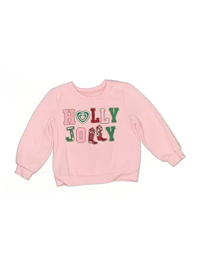 Pre-owned Kate Mack Kids' Sweatshirt In Pink