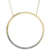 Kate Maller Jewelry Women's Circle Sunshine Necklace In Gold In Gold