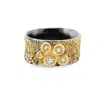 Kate Maller Jewelry Women'a Aspen Bauble Ring In Gold/black In Black