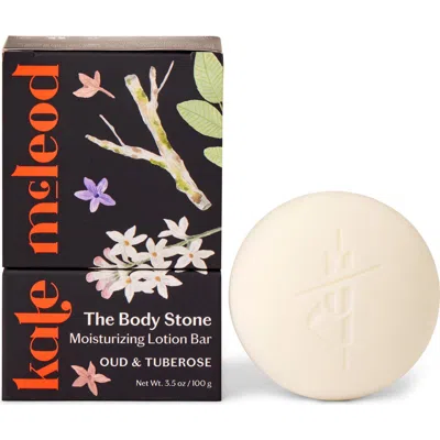 Kate Mcleod Oud & Tuberose Body Stone In Transparent
