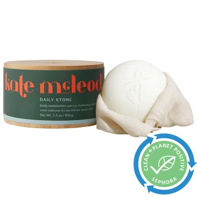 KATE MCLEOD THE BODY STONE - DEEP MOISTURIZING COCOA BUTTER LOTION BAR FOR DRY SKIN TREATMENT DAILY STONE 3.5 OZ