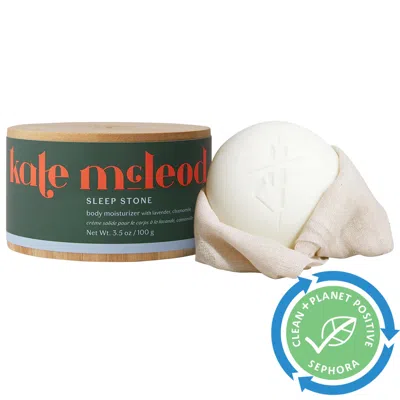 KATE MCLEOD THE BODY STONE - DEEP MOISTURIZING COCOA BUTTER LOTION BAR FOR DRY SKIN TREATMENT SLEEP STONE 3.5 OZ