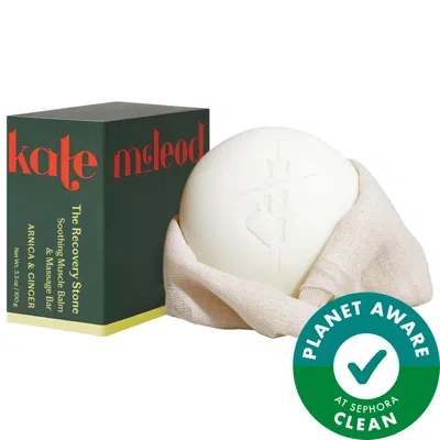 Kate Mcleod The Recovery Stone - Soothing Muscle Balm & Massage Bar With Arnica, Ginger & Vanilla 3.5 oz / 99 G In White