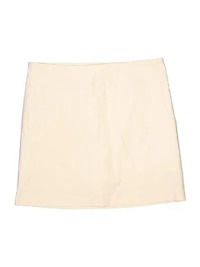 Pre-owned Kate Park Casual Skirt In White