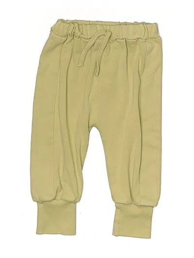 Pre-owned Kate Quinn Organics Kids' Casual Pants In Yellow