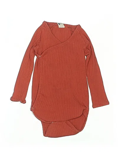 Pre-owned Kate Quinn Organics Kids' Long Sleeve Outfit In Red