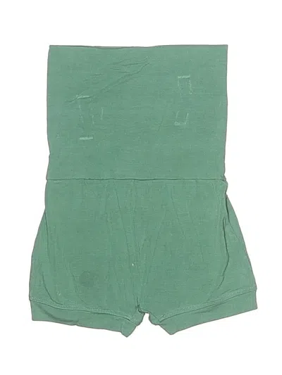 Pre-owned Kate Quinn Organics Kids' Overall Shorts In Green