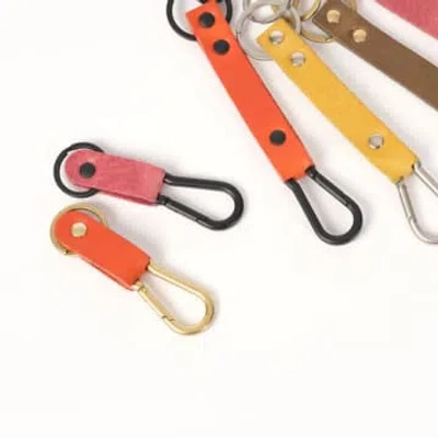 Kate Sheridan Mini Loop Keyring Mandarin In Multi