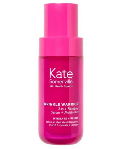 Kate Somerville Wrinkle Warrior 2-in-1 Plumping Moisturizer + Serum, 1.7 Oz. In Pink