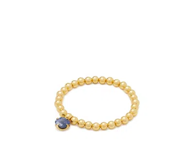 Kate Spade 10mm Spade Flower Stretch In Gold